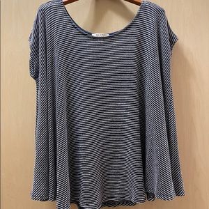 Blue & White striped T-shirt